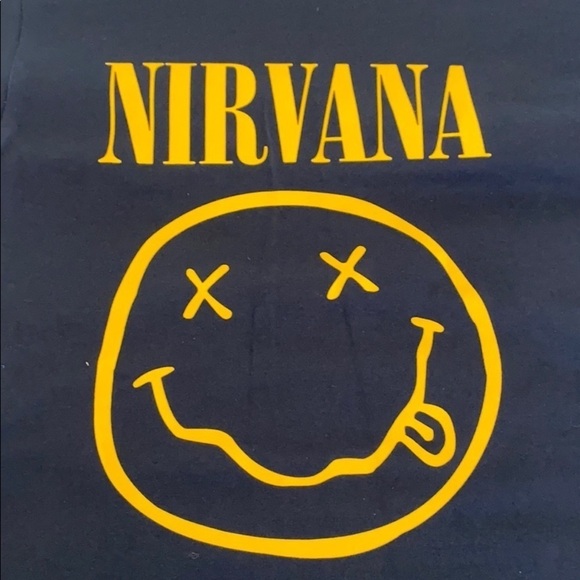 Gildan - Nirvana Smile Band Shirt Size Small - Picture 2 of 6